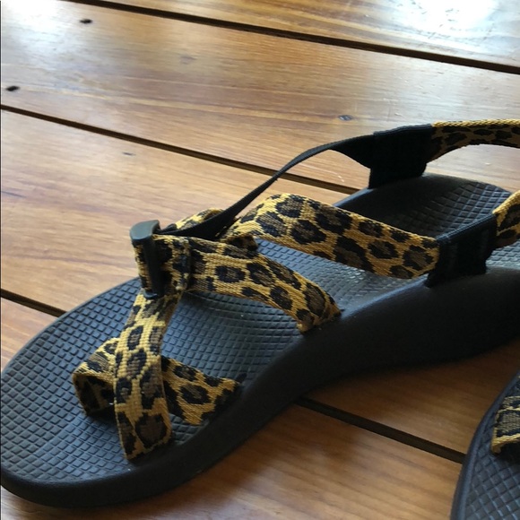 leopard chacos size 8